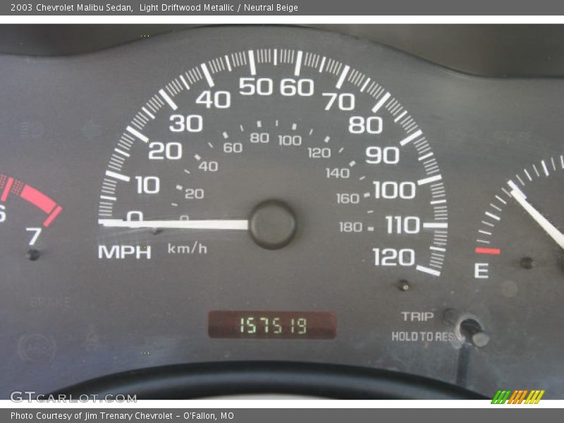 Light Driftwood Metallic / Neutral Beige 2003 Chevrolet Malibu Sedan