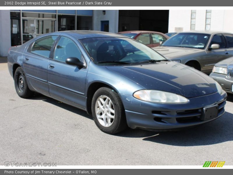 Steel Blue Pearlcoat / Dark Slate Gray 2002 Dodge Intrepid SE
