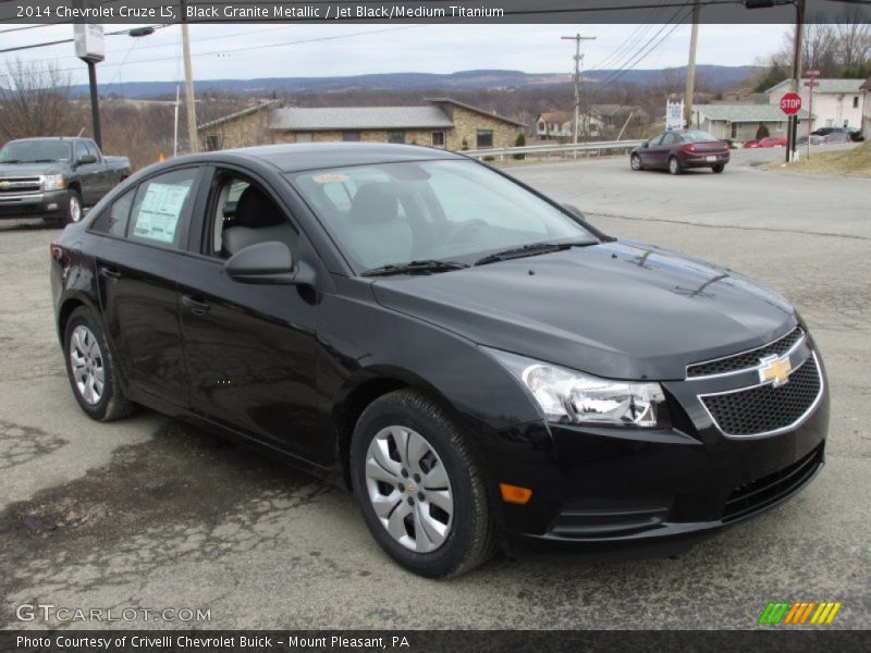 Black Granite Metallic / Jet Black/Medium Titanium 2014 Chevrolet Cruze LS