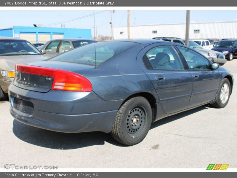 Steel Blue Pearlcoat / Dark Slate Gray 2002 Dodge Intrepid SE