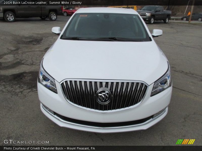 Summit White / Ebony 2014 Buick LaCrosse Leather