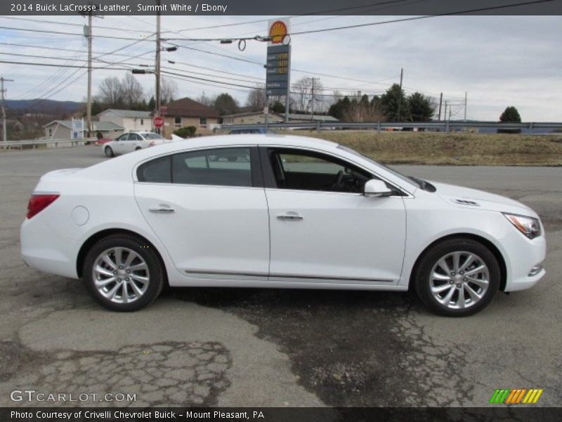 Summit White / Ebony 2014 Buick LaCrosse Leather