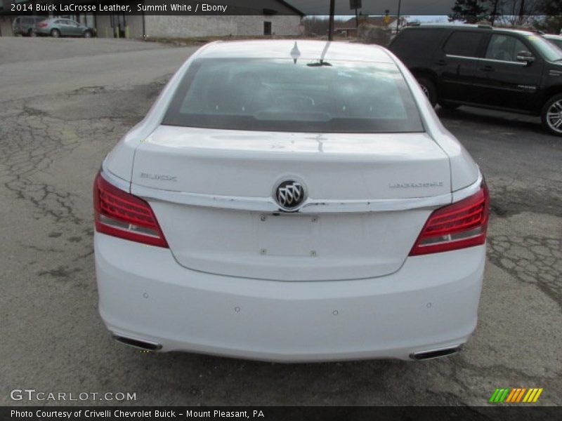 Summit White / Ebony 2014 Buick LaCrosse Leather