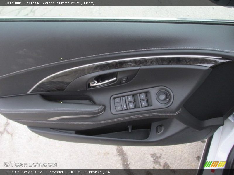 Summit White / Ebony 2014 Buick LaCrosse Leather