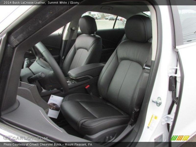 Summit White / Ebony 2014 Buick LaCrosse Leather