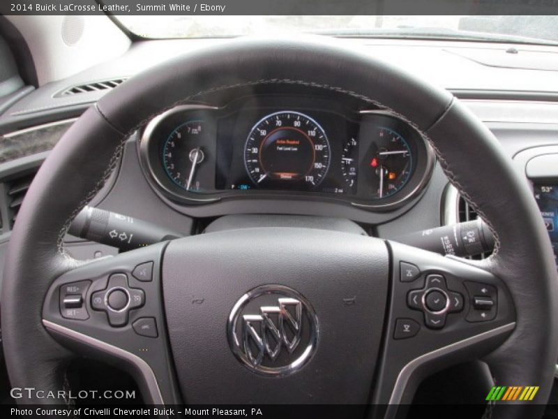 Summit White / Ebony 2014 Buick LaCrosse Leather