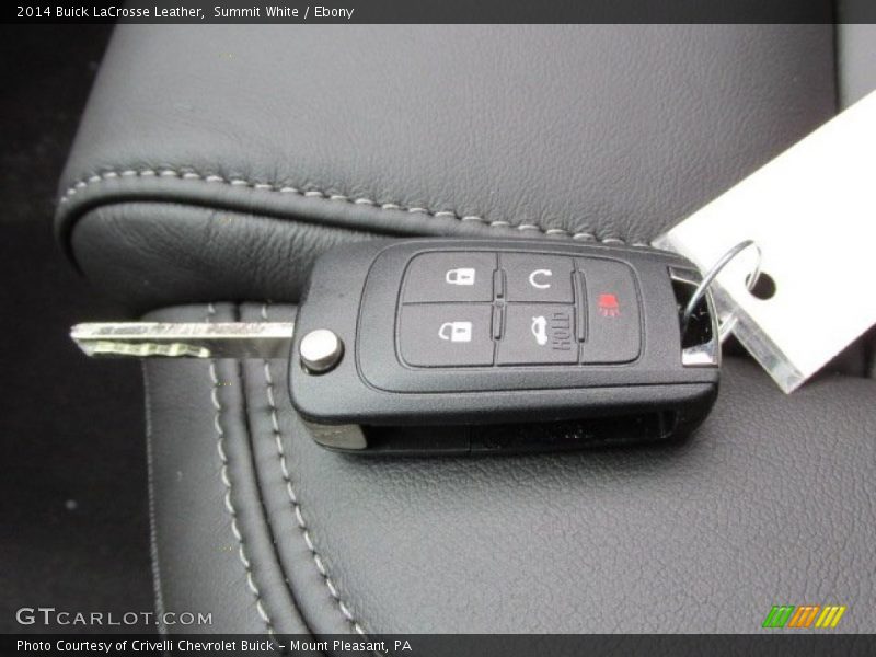 Summit White / Ebony 2014 Buick LaCrosse Leather