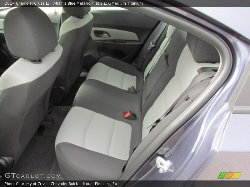 Atlantis Blue Metallic / Jet Black/Medium Titanium 2014 Chevrolet Cruze LS