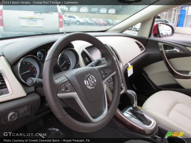 Crystal Red Tintcoat / Cashmere 2014 Buick Verano