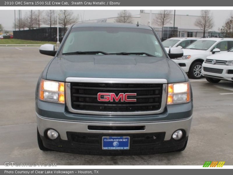 Stealth Gray Metallic / Ebony 2010 GMC Sierra 1500 SLE Crew Cab