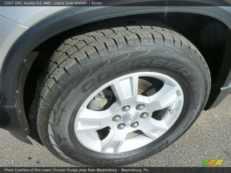 Liquid Silver Metallic / Ebony 2007 GMC Acadia SLE AWD