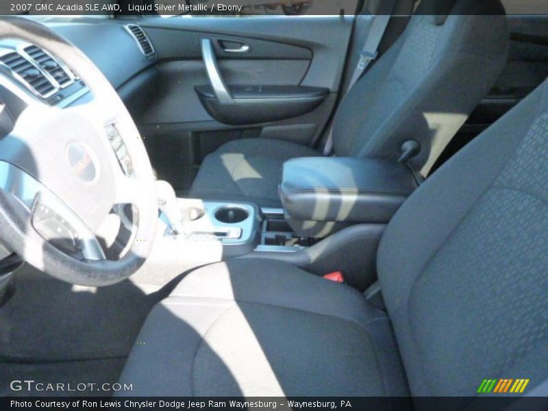 Liquid Silver Metallic / Ebony 2007 GMC Acadia SLE AWD