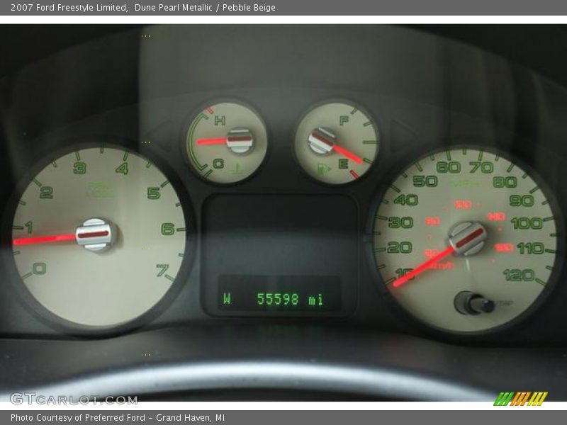 Dune Pearl Metallic / Pebble Beige 2007 Ford Freestyle Limited