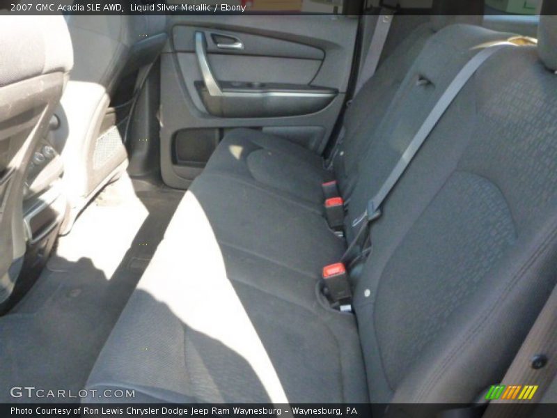 Liquid Silver Metallic / Ebony 2007 GMC Acadia SLE AWD