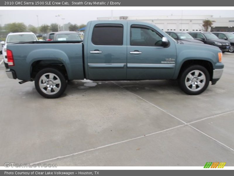 Stealth Gray Metallic / Ebony 2010 GMC Sierra 1500 SLE Crew Cab