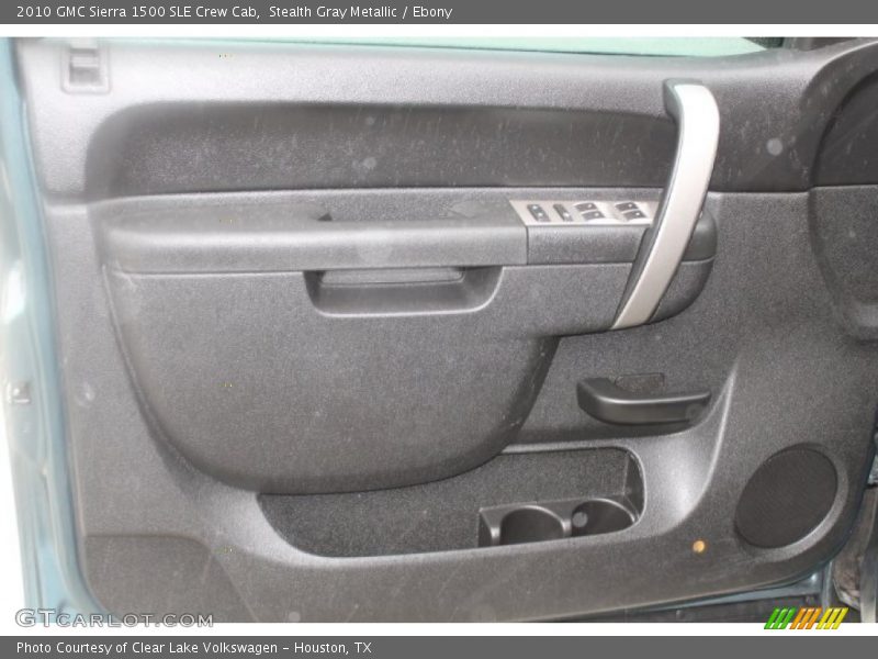 Stealth Gray Metallic / Ebony 2010 GMC Sierra 1500 SLE Crew Cab