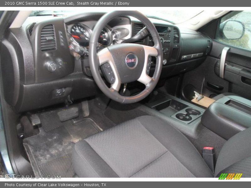  2010 Sierra 1500 SLE Crew Cab Ebony Interior
