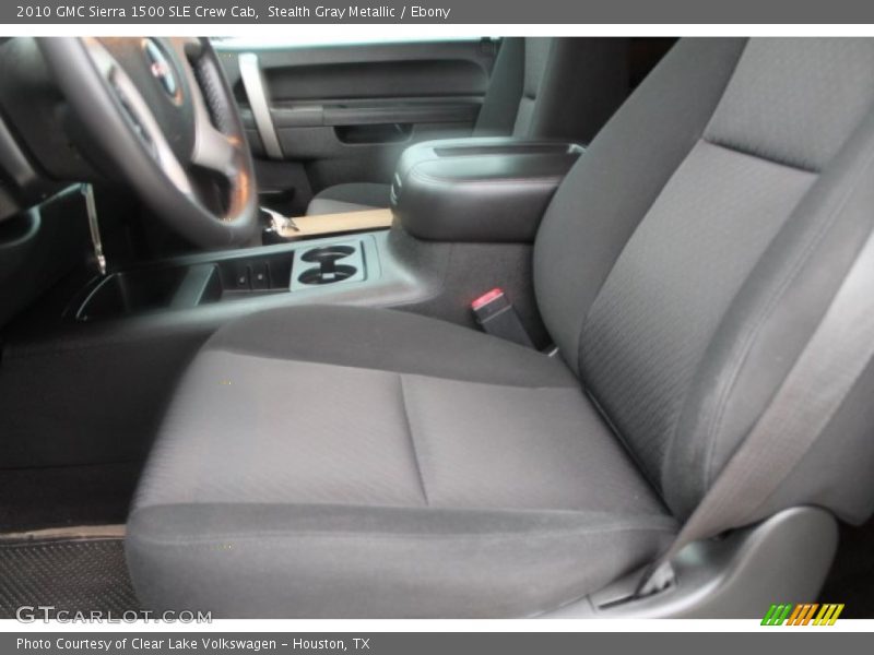 Stealth Gray Metallic / Ebony 2010 GMC Sierra 1500 SLE Crew Cab