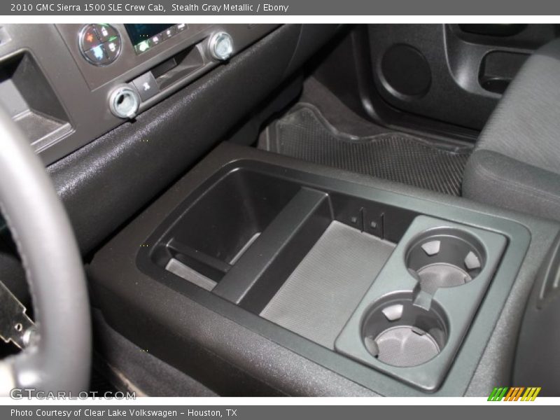 Stealth Gray Metallic / Ebony 2010 GMC Sierra 1500 SLE Crew Cab