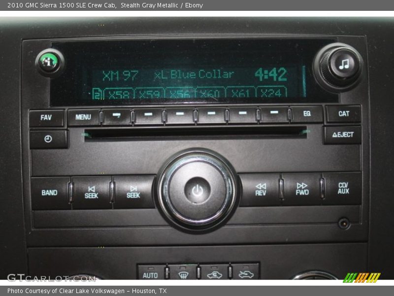 Stealth Gray Metallic / Ebony 2010 GMC Sierra 1500 SLE Crew Cab