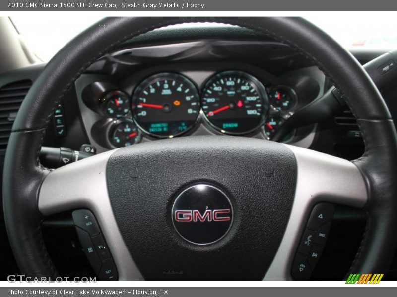 Stealth Gray Metallic / Ebony 2010 GMC Sierra 1500 SLE Crew Cab