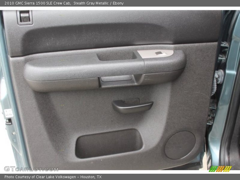 Stealth Gray Metallic / Ebony 2010 GMC Sierra 1500 SLE Crew Cab