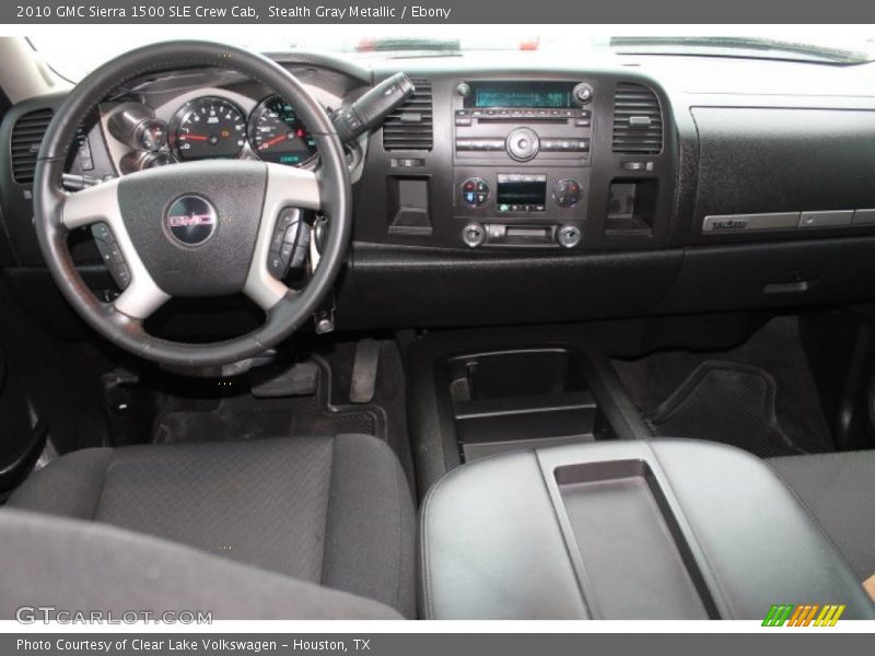 Stealth Gray Metallic / Ebony 2010 GMC Sierra 1500 SLE Crew Cab