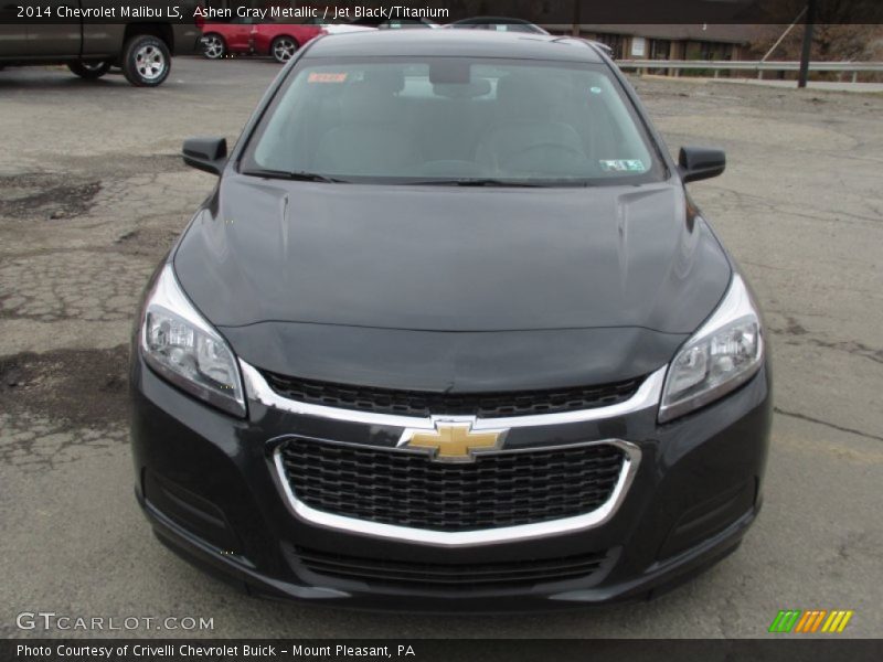 Ashen Gray Metallic / Jet Black/Titanium 2014 Chevrolet Malibu LS