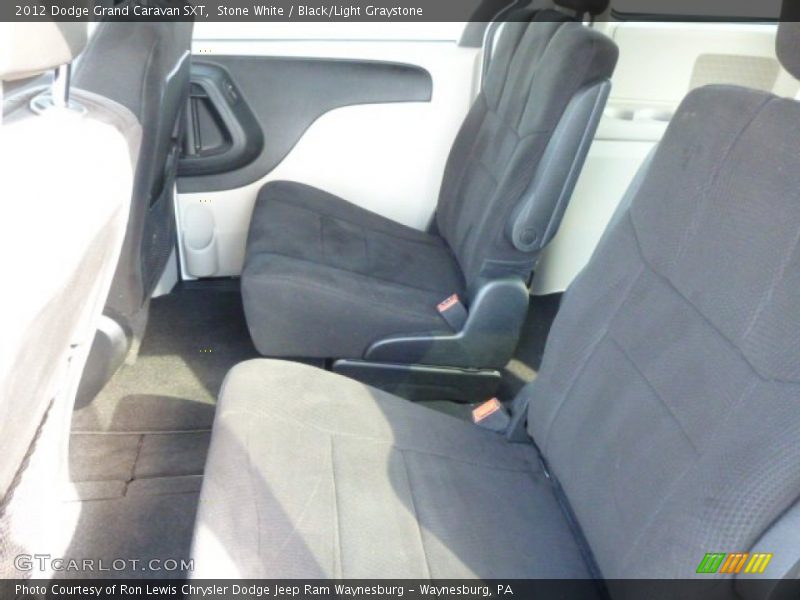 Stone White / Black/Light Graystone 2012 Dodge Grand Caravan SXT