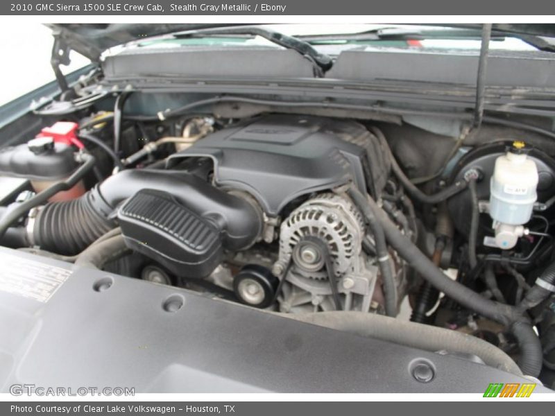 Stealth Gray Metallic / Ebony 2010 GMC Sierra 1500 SLE Crew Cab