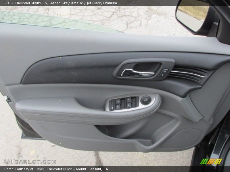 Ashen Gray Metallic / Jet Black/Titanium 2014 Chevrolet Malibu LS