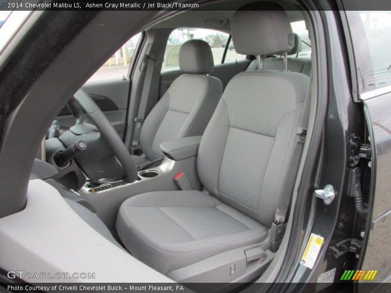 Ashen Gray Metallic / Jet Black/Titanium 2014 Chevrolet Malibu LS
