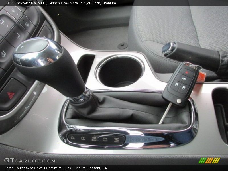 Ashen Gray Metallic / Jet Black/Titanium 2014 Chevrolet Malibu LS