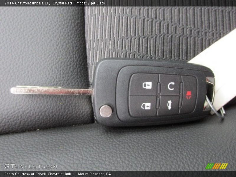 Crystal Red Tintcoat / Jet Black 2014 Chevrolet Impala LT