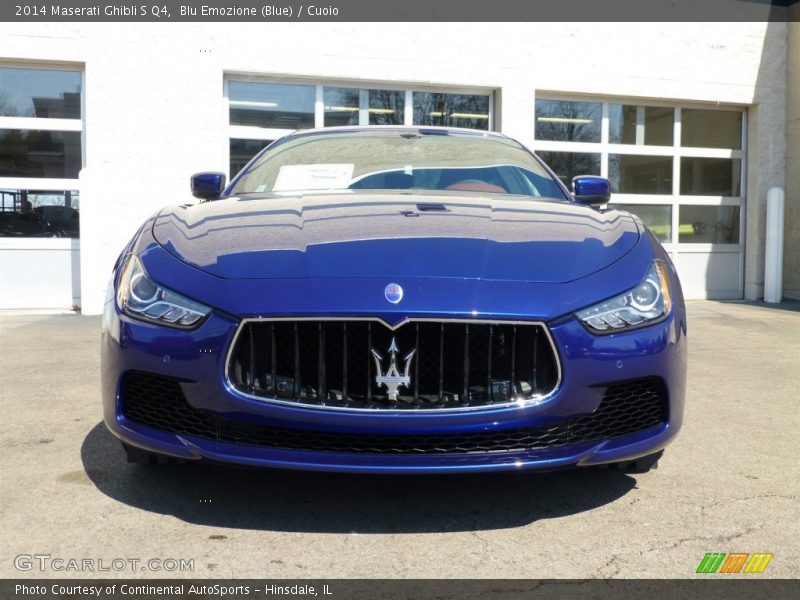 Blu Emozione (Blue) / Cuoio 2014 Maserati Ghibli S Q4