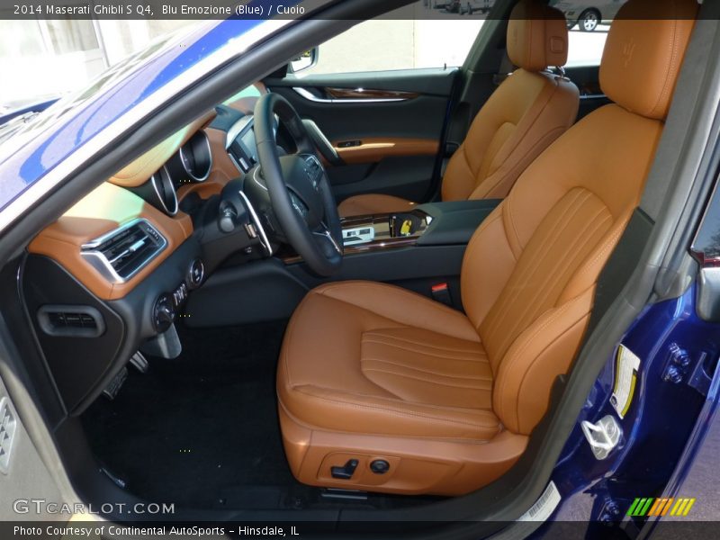  2014 Ghibli S Q4 Cuoio Interior