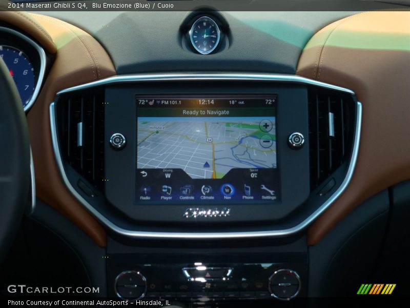 Blu Emozione (Blue) / Cuoio 2014 Maserati Ghibli S Q4