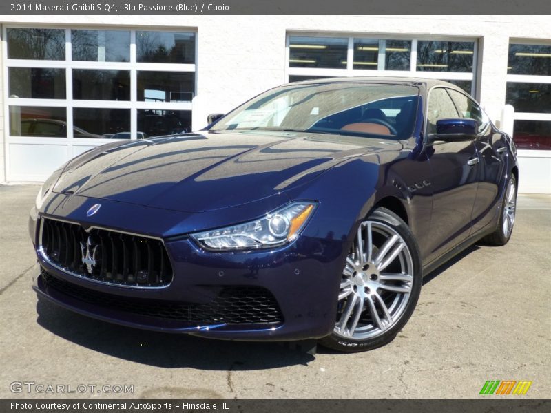 Blu Passione (Blue) / Cuoio 2014 Maserati Ghibli S Q4