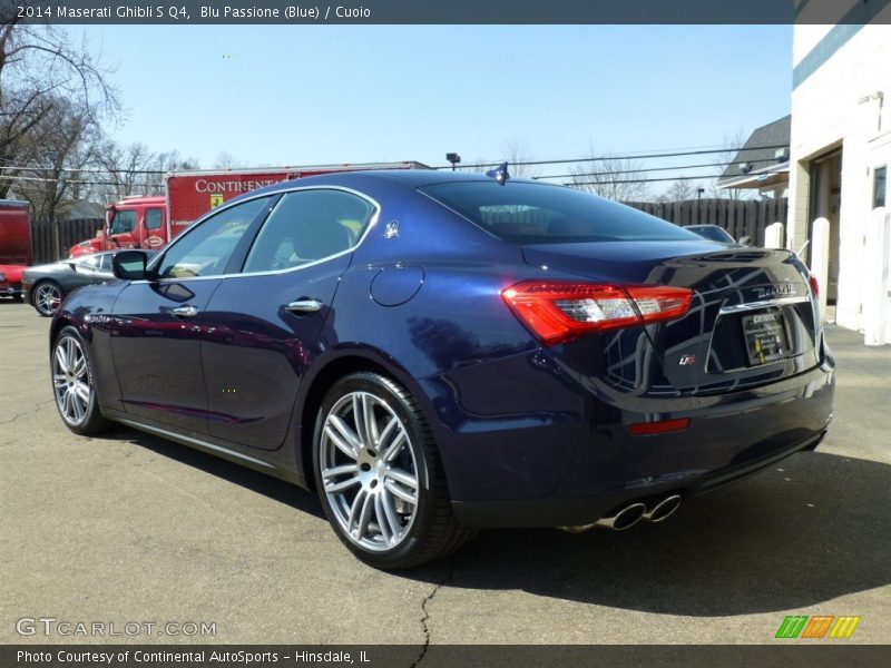 Blu Passione (Blue) / Cuoio 2014 Maserati Ghibli S Q4