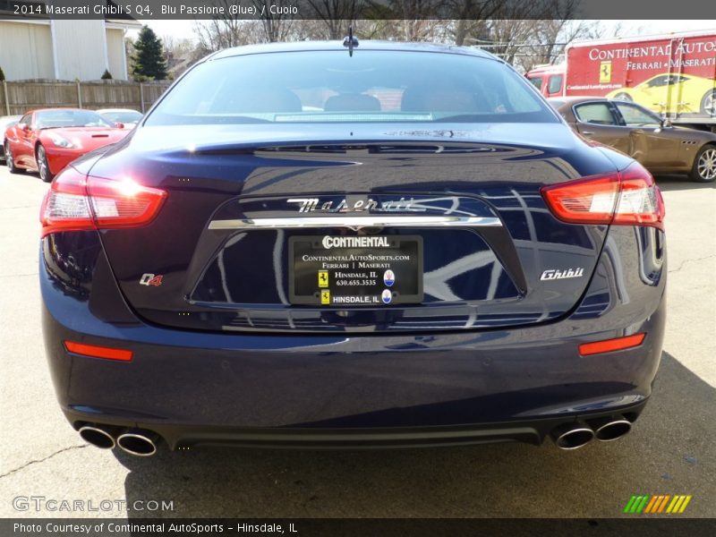Blu Passione (Blue) / Cuoio 2014 Maserati Ghibli S Q4