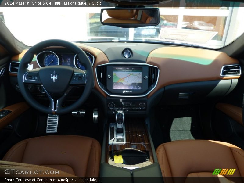 Blu Passione (Blue) / Cuoio 2014 Maserati Ghibli S Q4