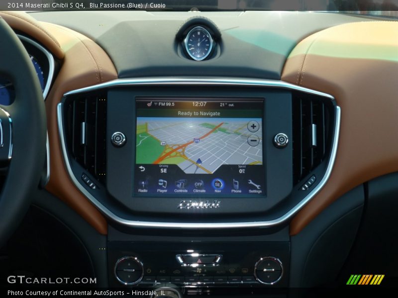 Blu Passione (Blue) / Cuoio 2014 Maserati Ghibli S Q4