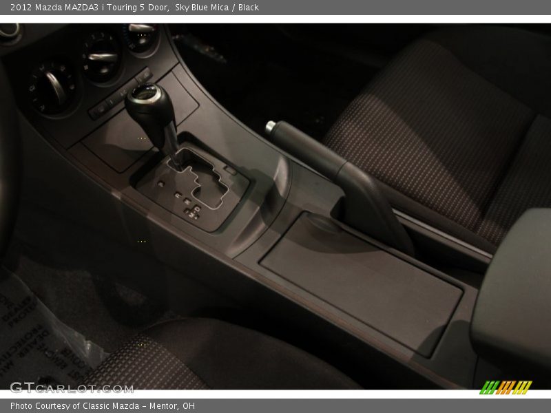 Sky Blue Mica / Black 2012 Mazda MAZDA3 i Touring 5 Door
