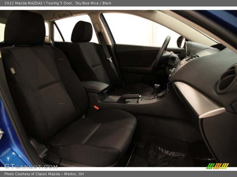 Sky Blue Mica / Black 2012 Mazda MAZDA3 i Touring 5 Door