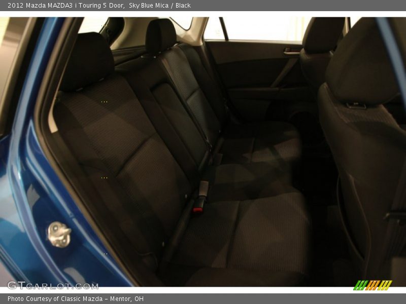 Sky Blue Mica / Black 2012 Mazda MAZDA3 i Touring 5 Door
