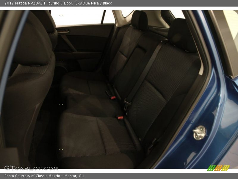 Sky Blue Mica / Black 2012 Mazda MAZDA3 i Touring 5 Door