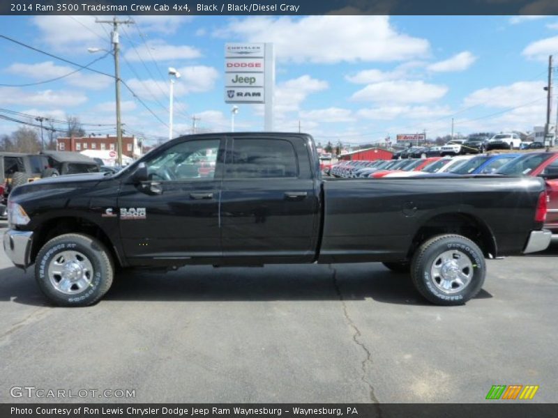 Black / Black/Diesel Gray 2014 Ram 3500 Tradesman Crew Cab 4x4