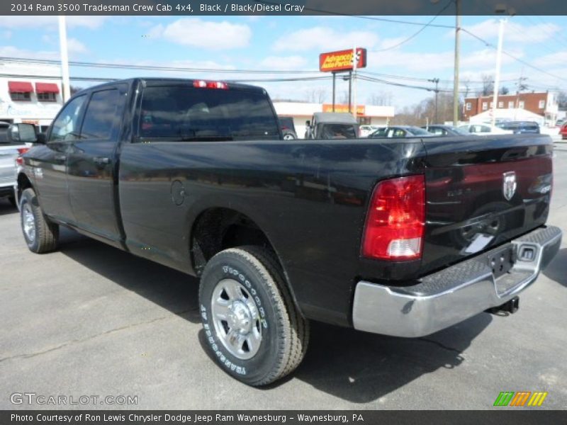 Black / Black/Diesel Gray 2014 Ram 3500 Tradesman Crew Cab 4x4