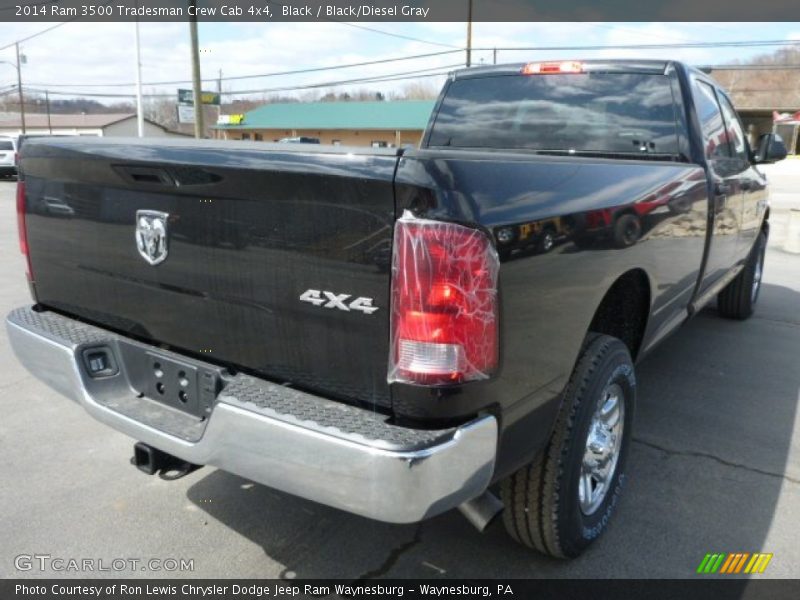 Black / Black/Diesel Gray 2014 Ram 3500 Tradesman Crew Cab 4x4
