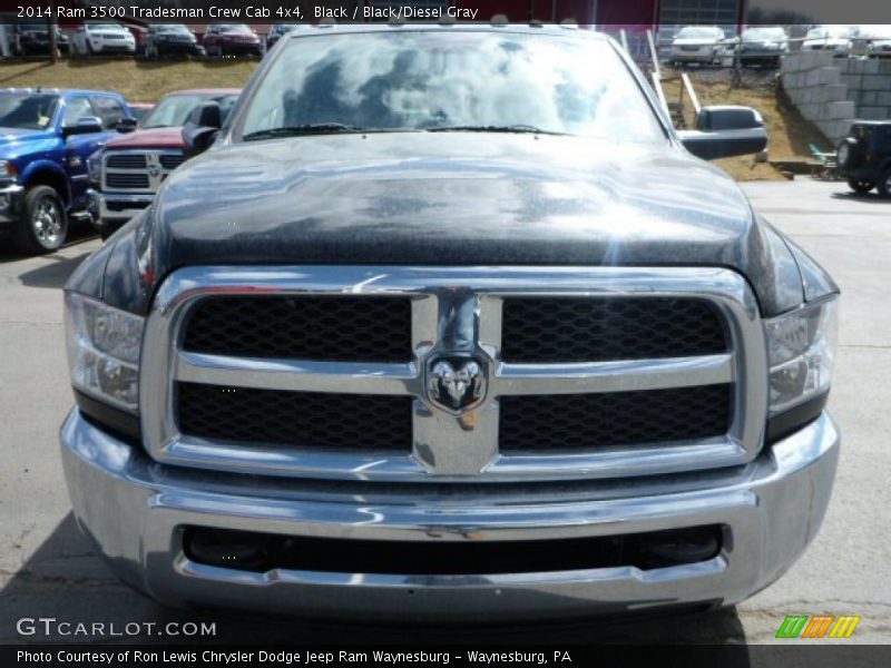 Black / Black/Diesel Gray 2014 Ram 3500 Tradesman Crew Cab 4x4